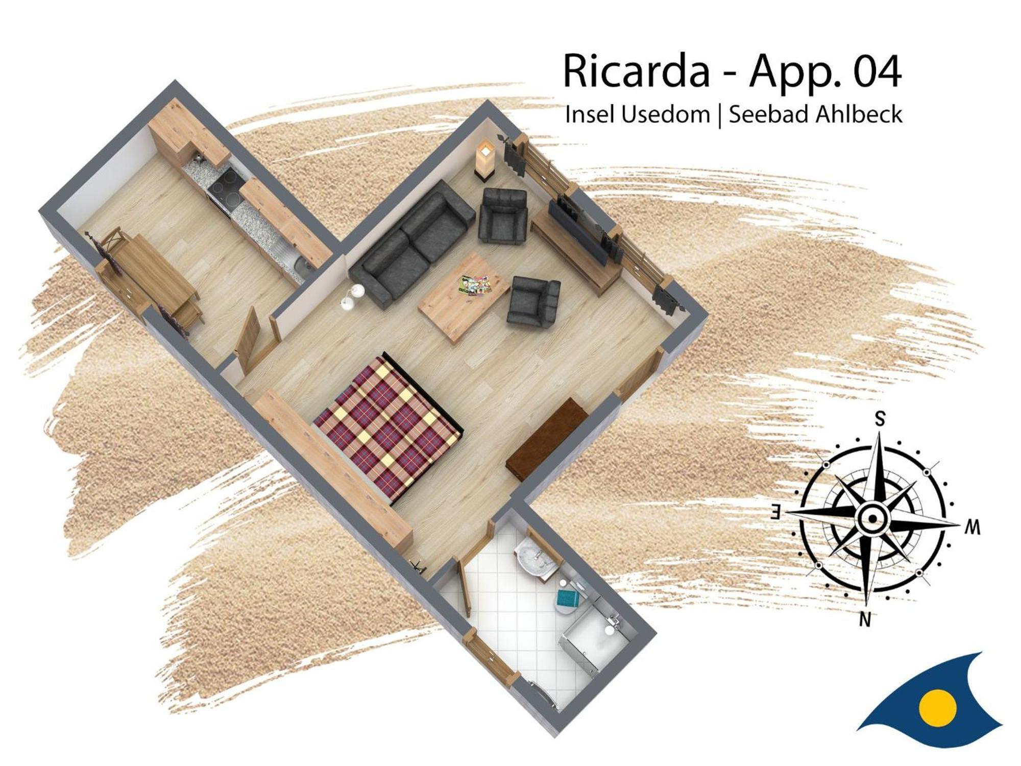 Villa Ricarda Whg 04 Heringsdorf  Eksteriør bilde